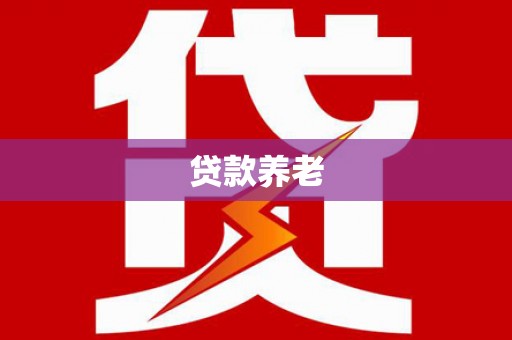 南沙贷款养老