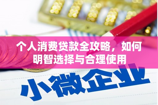 南沙个人消费贷款全攻略，如何明智选择与合理使用